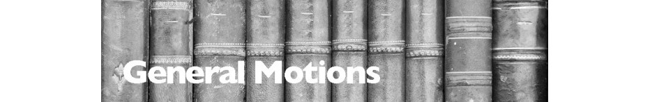 General Motions